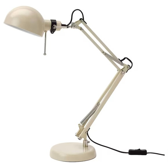 IKEA FORSÅ FORSA Work Lamp, Beige (505.217.81) NEW - Picture 1 of 8